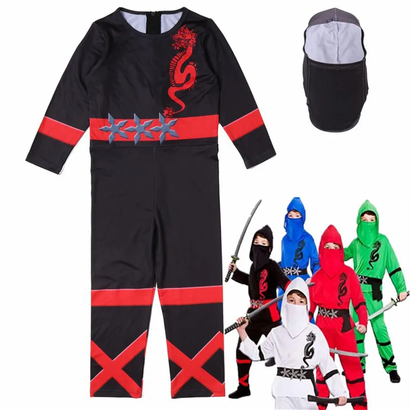 Костюмы на Хэллоуин для мальчиков аниме комбинезоны детский Ниндзяго Вокалоид