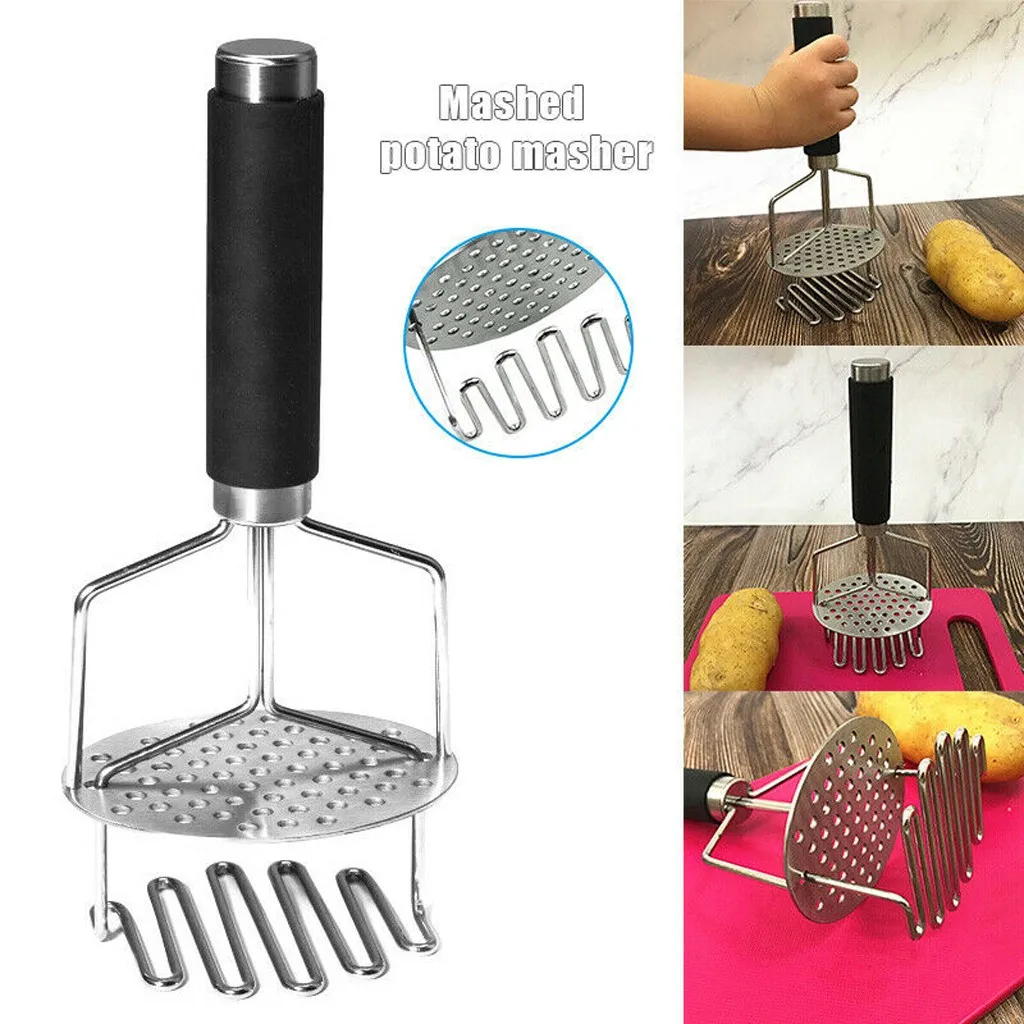 Keuken кухонные аксессуары из нержавеющей стали картофельный машер с ручкой