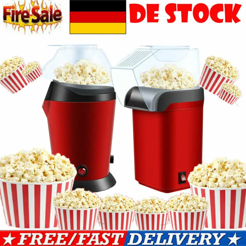 Машина для приготовления попкорна без масла горячий воздух Поппер кинотеатр