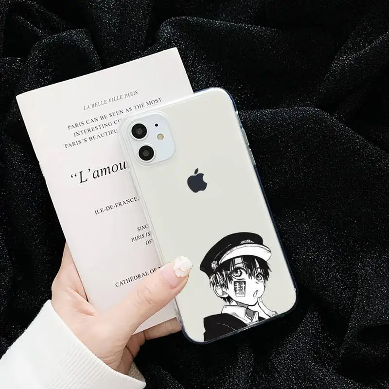 

Jamular Toilet Bound Hanako Kun Phone Case Transparent for iPhone 6 7 8 11 12 s mini pro X XS XR MAX Plus cover funda shell