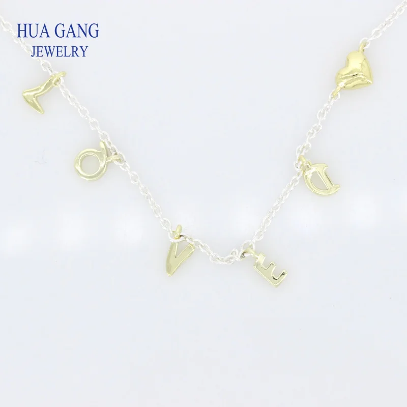 Ожерелье из серебра с милыми стразами | Украшения и аксессуары