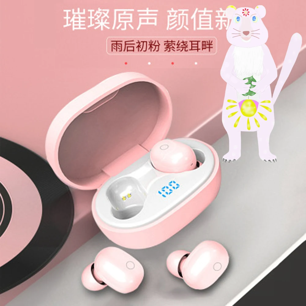 

TWS беспроводная bluetooth-гарнитура 5,0, шумоподавление, водонепроницаемые спортивные беспроводные наушники-вкладыши