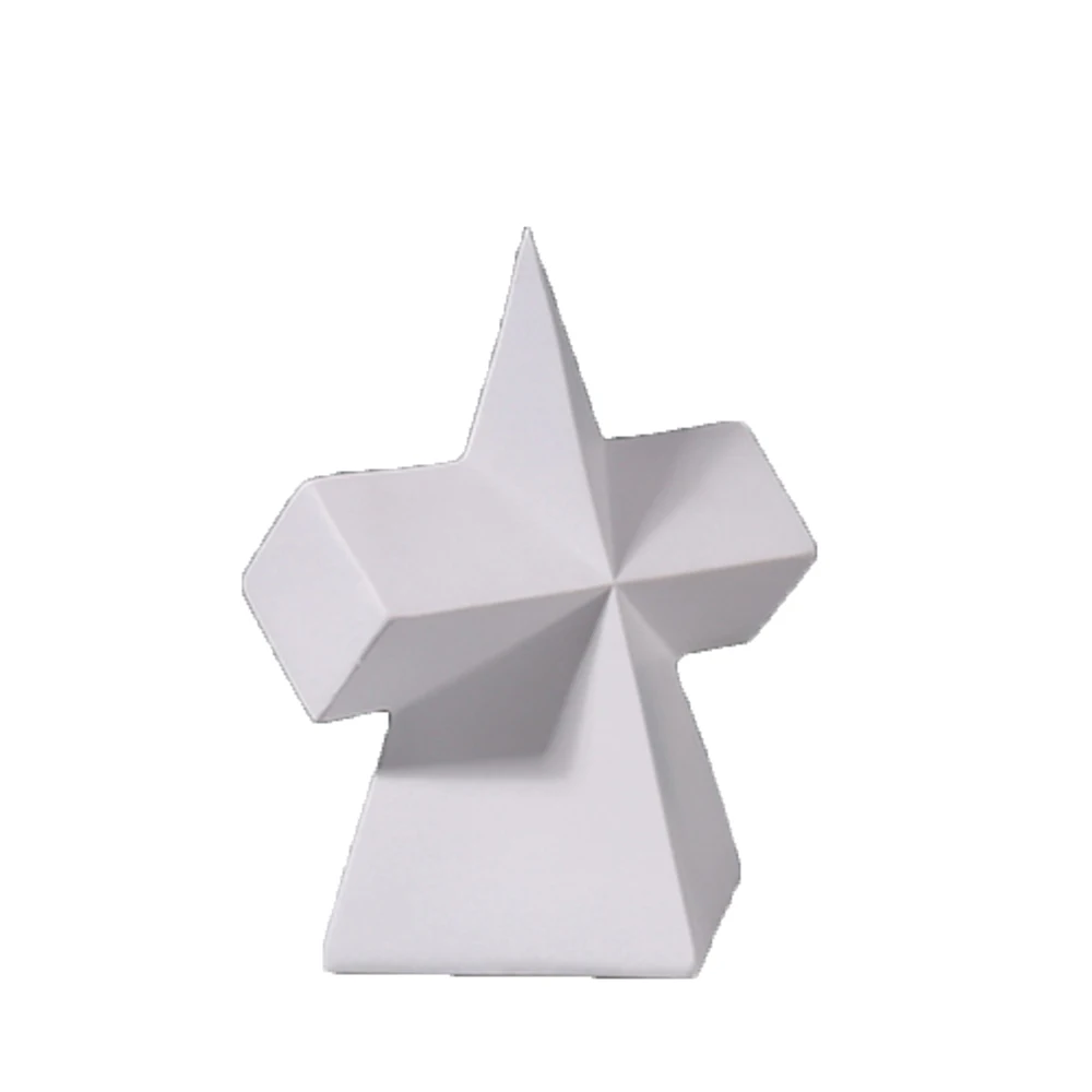 

Minimal three-dimensional geometry Artwork Creative Ornaments Office Living Room Wine cabinets Model room decorations