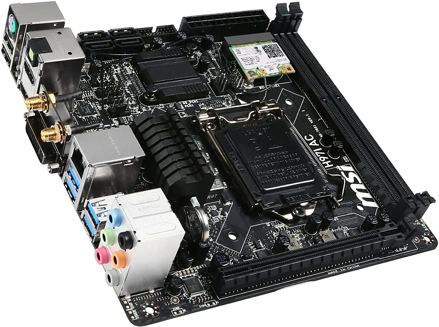 Billig Für MSI H97I AC MINI ITX Motherboard Für Intel H97M H97 LGA 1150 DDR3 SATA III USB 3,0 PCI-E X16 3,0 Verwendet Desktop Mainboard