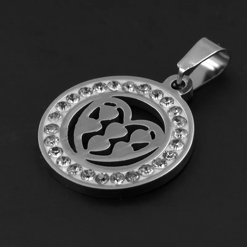 Подвеска из нержавеющей стали подвески в форме сердца полированный кулон для