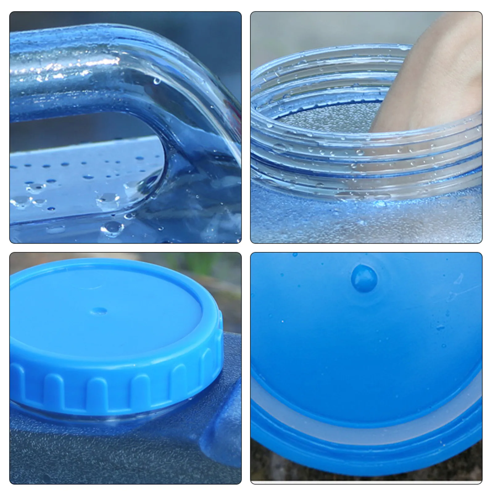 

Pure Water Plastic Bucket Home Water Storage Container With Lid With Faucet Mineral Water Barrel Outdoor Drinking Water Tools