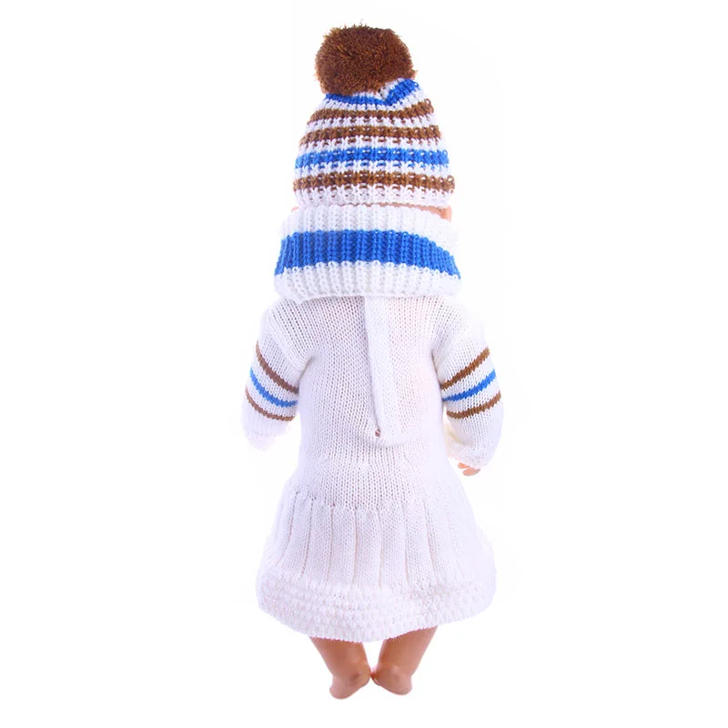 Для 18 дюймовых американских кукол девочки и 43 см Одежда для новорожденных нашего