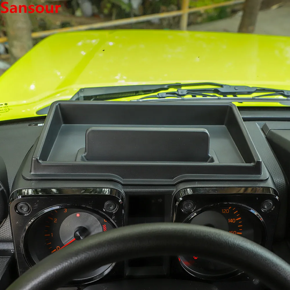 

Sansour Stowing Tidying for Suzuki Jimny JB74 2019+ Car Dashboard Storage Box Organizer Tray for Suzuki Jimny 2019+ Accessories