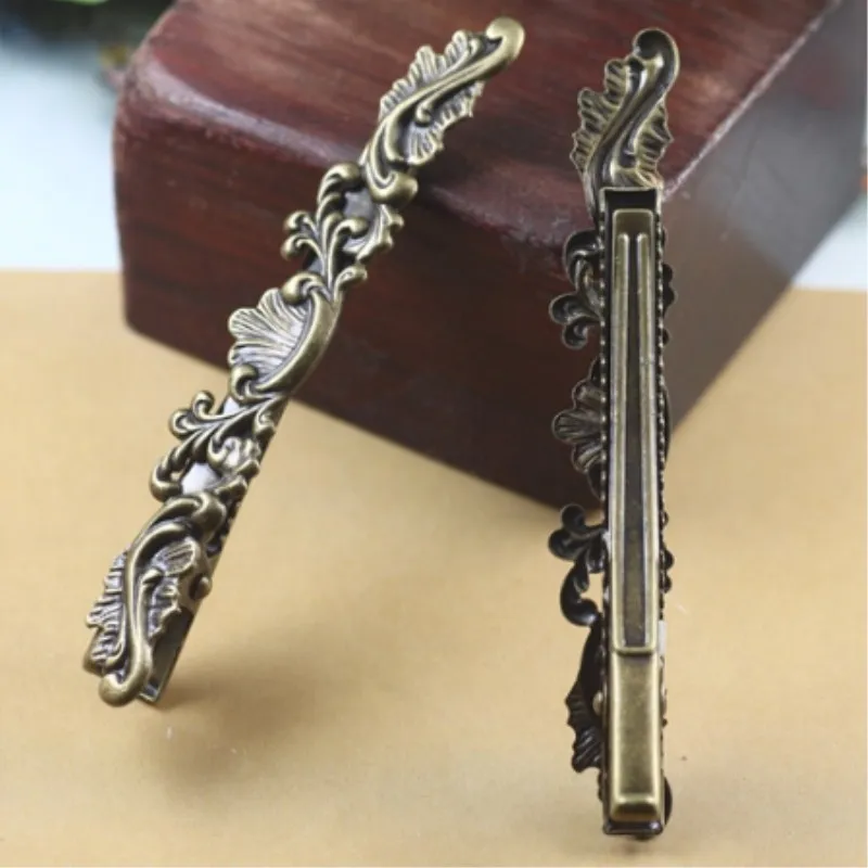 Женские жемчужные заколки для волос металлические бронзовая заколка модная