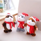 Говорящий хомяк, мышь, плюшевая игрушка, 15 см