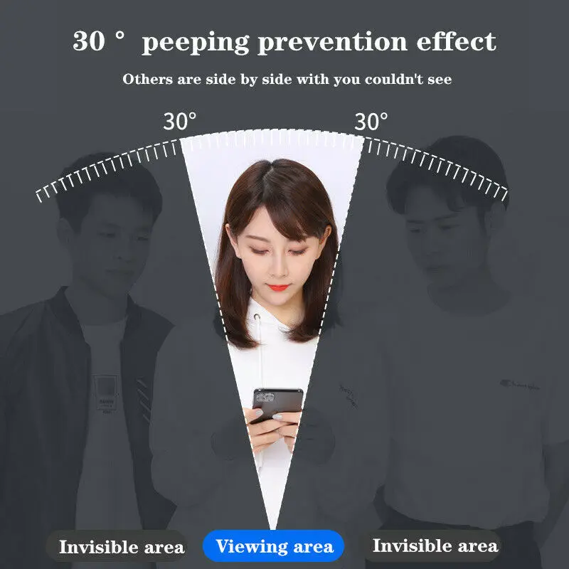 

Anti Spy Tempered Glass Full Cover Curved Screen Protector Privacy For Samsung S8 S9 PLUS NOTE 10 20 S10 S10E S20 PLUS ULTRA