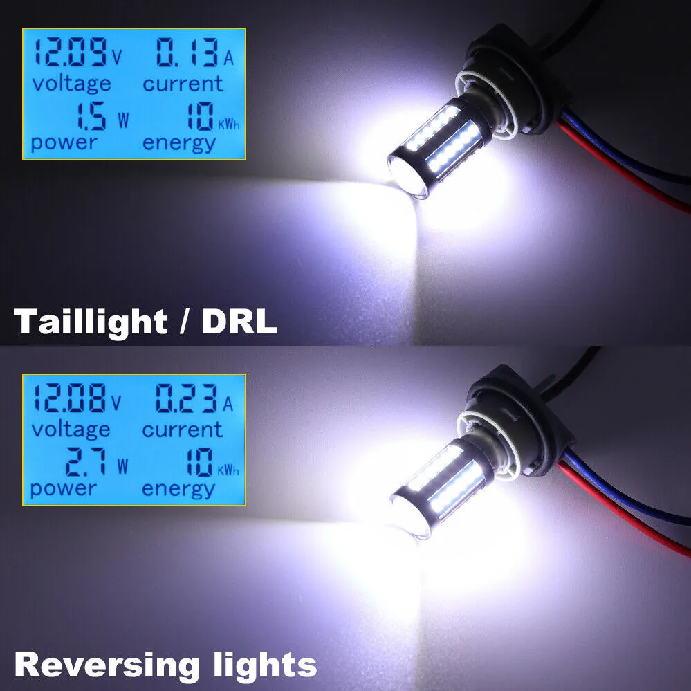 

0.23A 1157 LED Bulb 2 Pcs 36 COBs 3W Aluminum Brake Car DC/AC 12V-24V Light