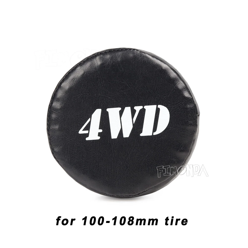 for 100-108mm tire RC украшение автомобиля ПУ кожа запасная крышка шины для 1/10 RC Гусеничный Traxxas TRX4 осевой SCX10 Рейф RC4WD D90 Tamiya CC01 - Цвет: for 100-108mm tire