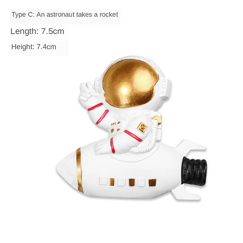 

3D наклейка на выключатель космонавт