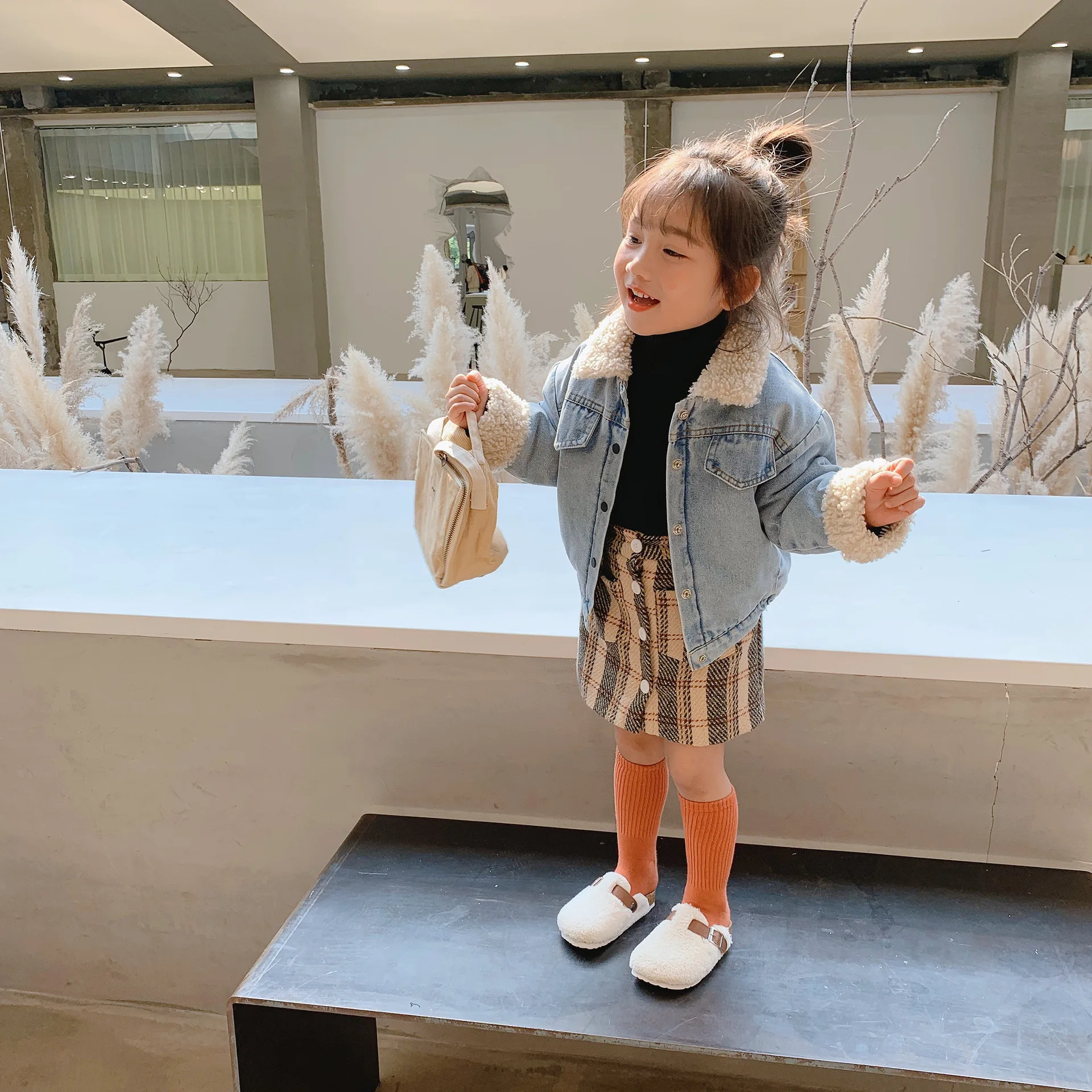 Новинка зимняя хлопковая утепленная Повседневная джинсовая куртка в Корейском