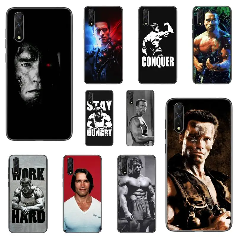 

Arnold Schwarzenegger Phone Case For Huawei P Y Nova mate Y6 9 7 5 prime mate20 lite nova 3E 3I Cover Fundas Coque