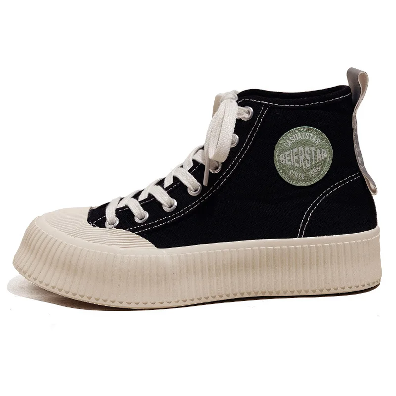 

Women Boots Casual Sneaker New Women's Sports Shoes Thick Bottom Sneakers Fashion Canvas Abkle Boots Female Trendy High Quality