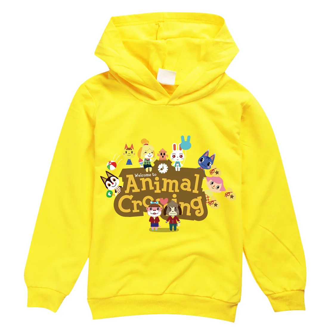 2022 Spring Autumn Children Clothes Animal Crossing Long Sleeve Hoodies Boy Girl Print Cartoon Fashion Sweatshirt Kids Clothing |