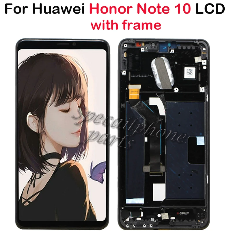 ЖК-дисплей 6 95 дюйма для Huawei honor note 10 с рамкой сенсорный экран дигитайзер в сборе