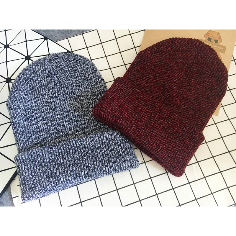 

Fashion Winter Warm Hat for Men Women Beaines Knitted Solid Color Beanie Hat Bonnet Femme Hip Hop Caps Unsiex Skullies Beanies