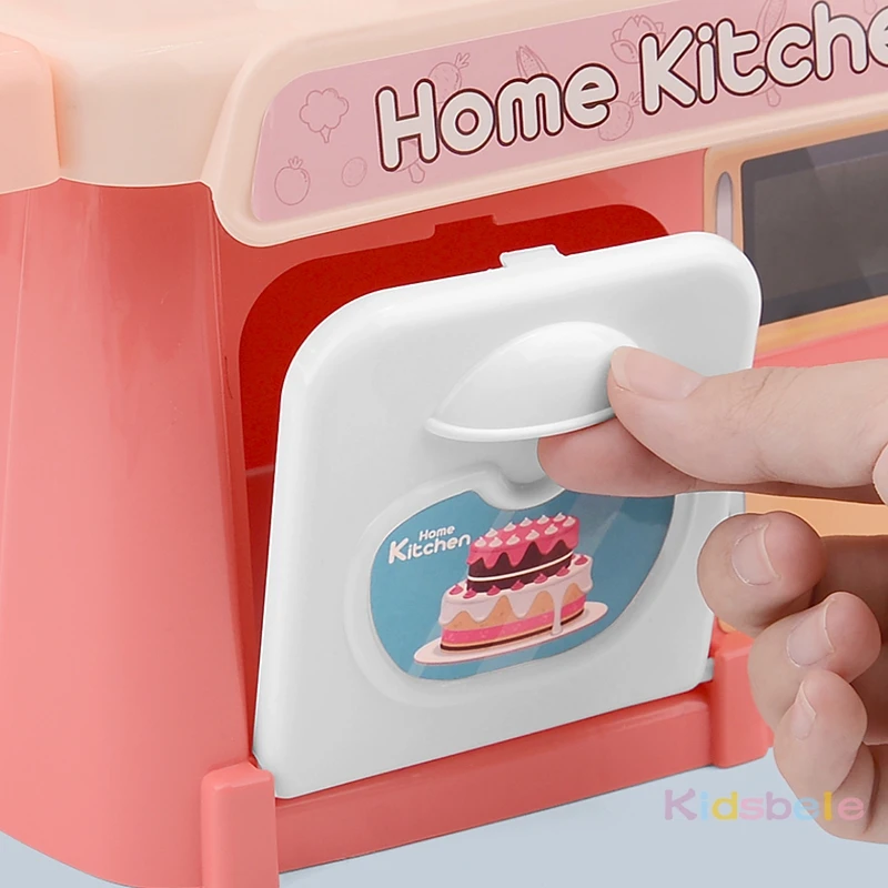 

Children Kitchen Toys Simulation Dinnerware Educational Toys Mini Kitchen Food Pretend Play Role Playing Girls Toys Cooking Set