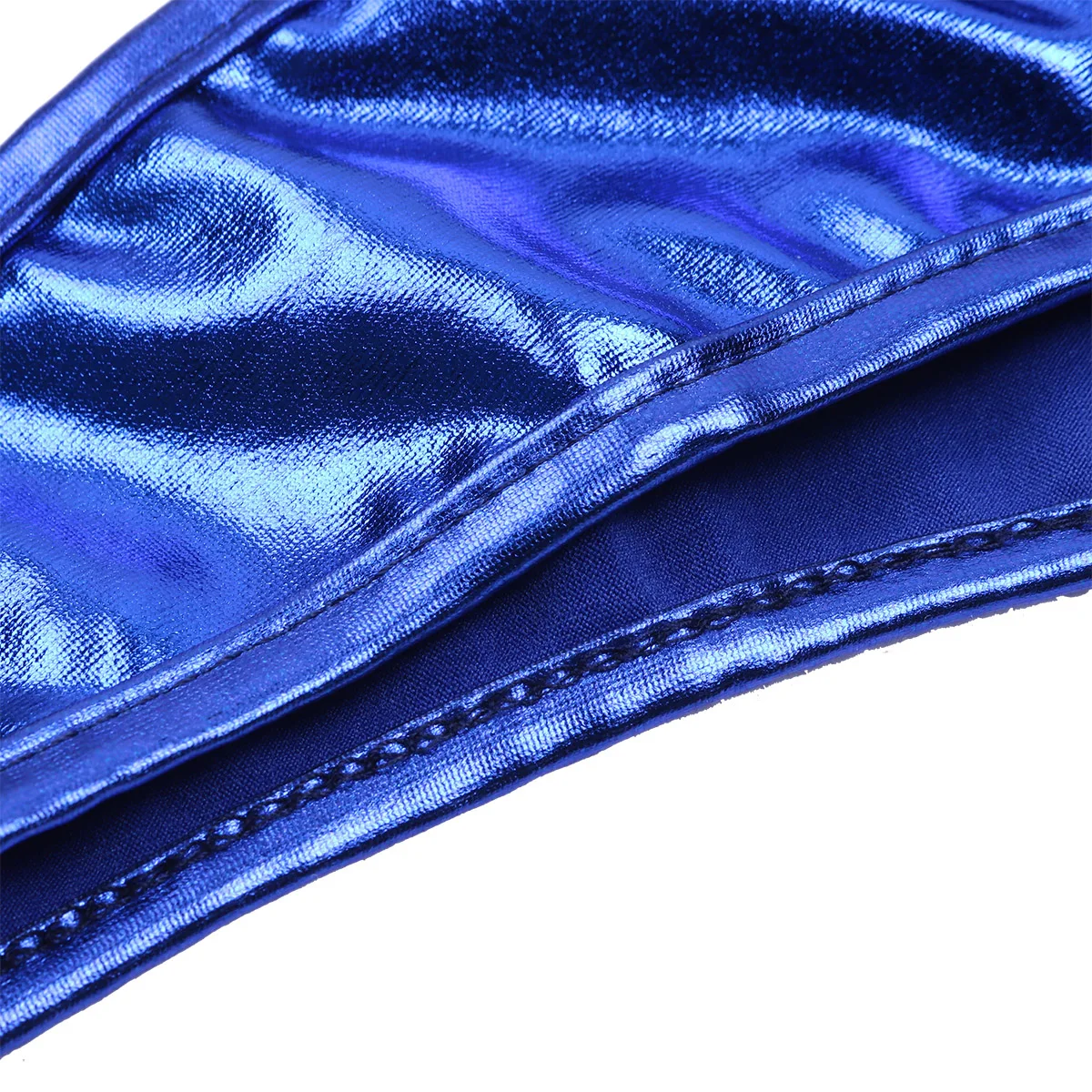 Iiniim/Женская Байкерская кожаная High Cut дамское боди открытая спина купальник