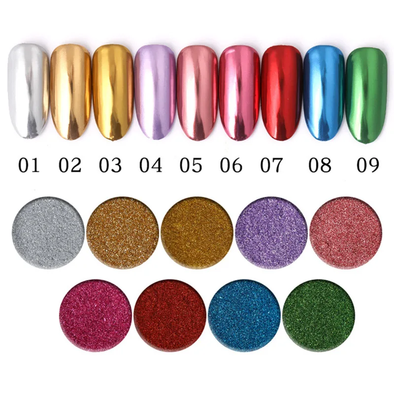 2 мл гели для ногтей порошок яркий пигмент Декоративный Маникюр LDO99|Пудра ногтей| |