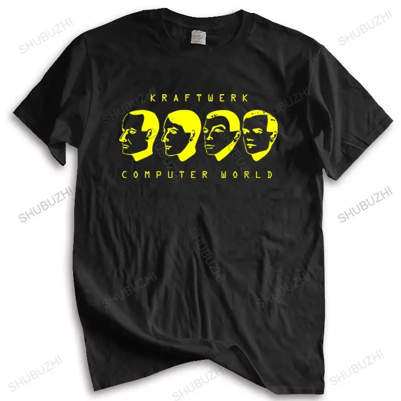Модная брендовая футболка Мужская свободная с принтом компьютерного мира