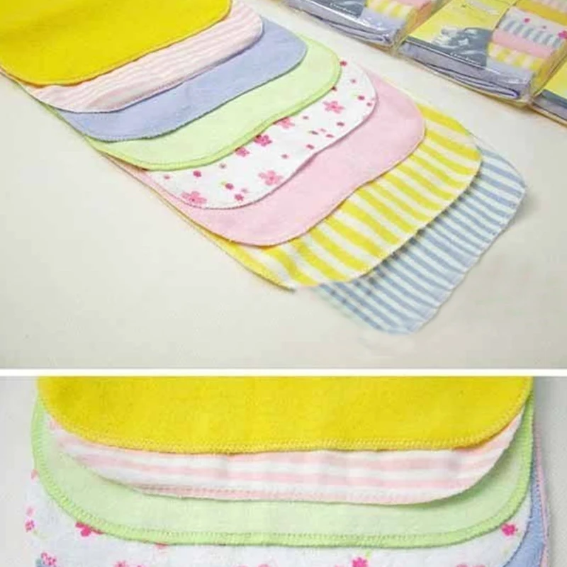 Toallitas suaves de 20x20cm para beb&eacute; reci&eacute;n nacido, 8 piezas, toalla seca para lactancia, herramientas &uacute;tiles para el hogar-2