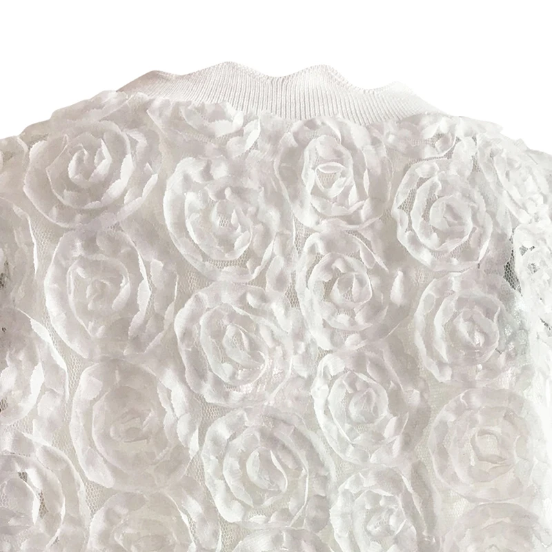 Autumn Winter fashion Short Loose Decals Mesh One-length Collar Long-sleeved Tops Women m9 | Женская одежда