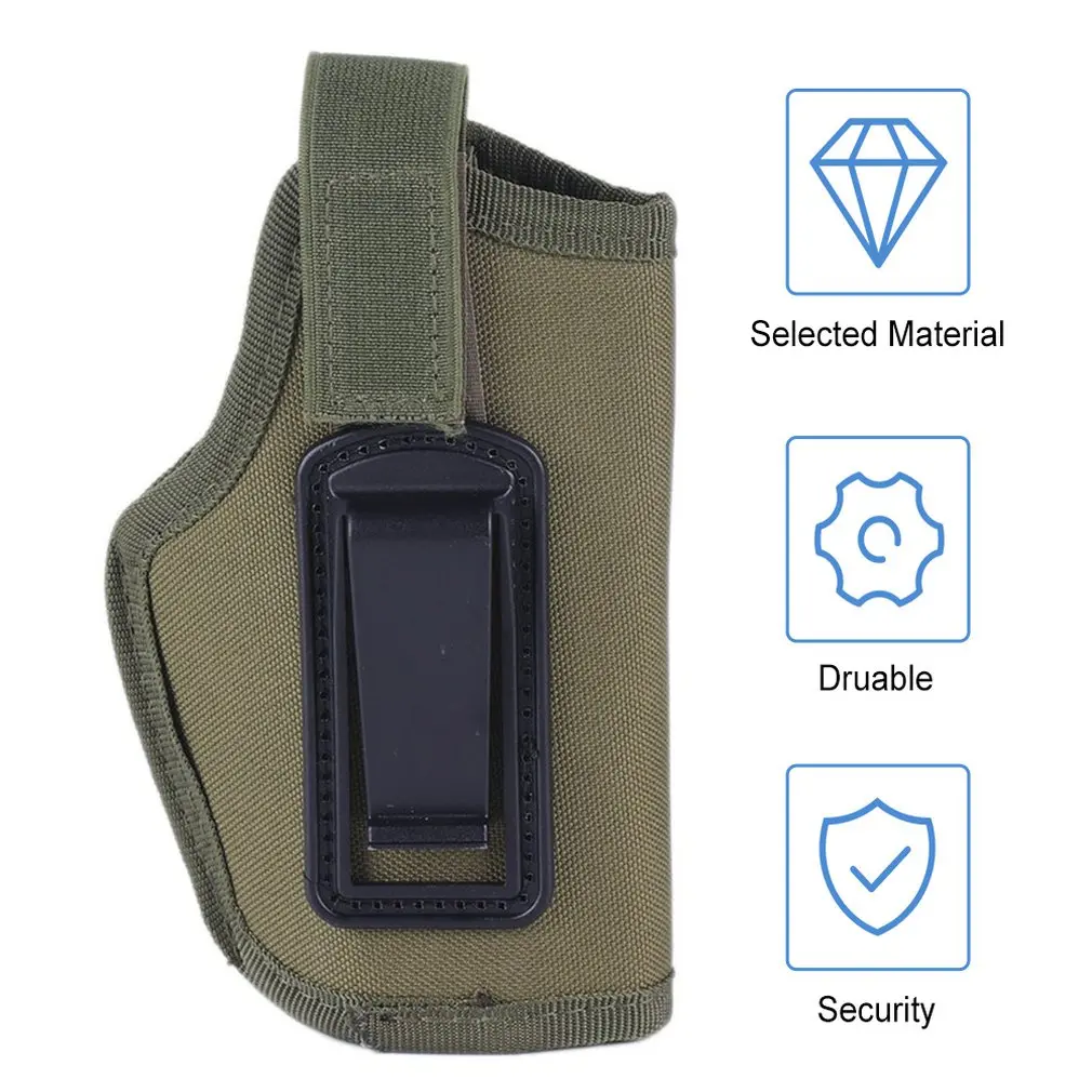 2021 NEW Outdoor CS Hunting Bags Tactical Pistol Concealed Belt Holster for Right Left Hands Subcompact Pistols Safety | Электроника