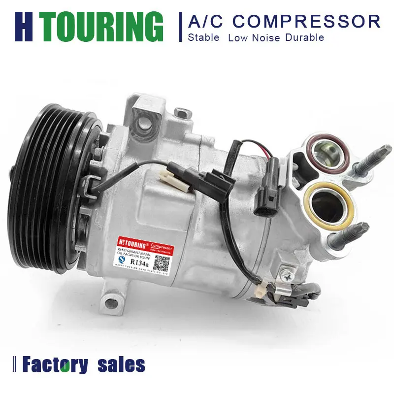 For Volvo VCS14EC Air Conditioner Car Compressors AUTO A/C COMPRESSOR For Volvo XC60 OEM 31449067  6PK 12V