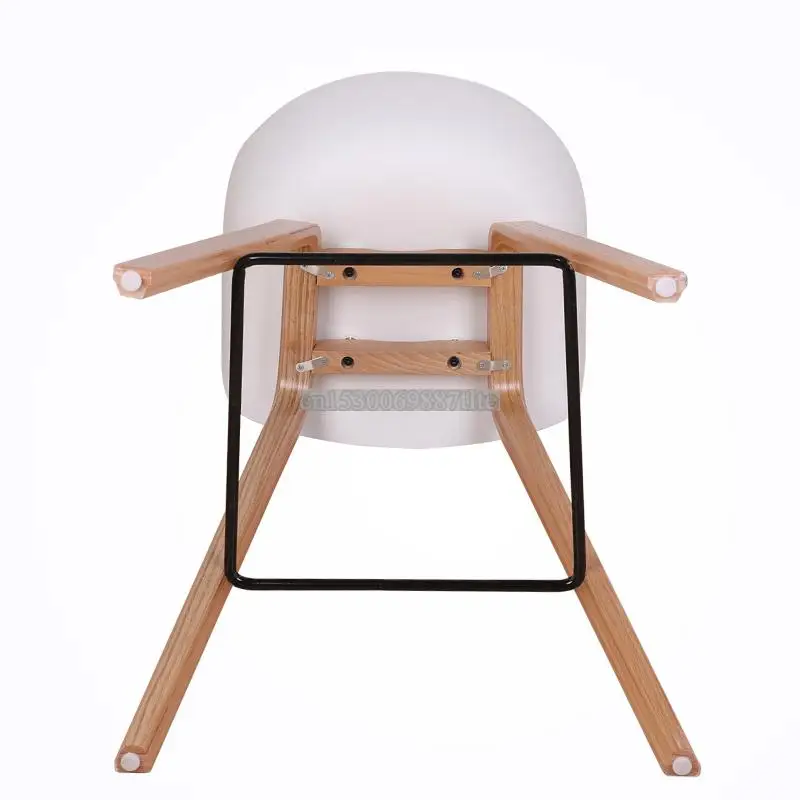 Барный стул из массива дерева простой Скандинавский дизайн барный высокий |