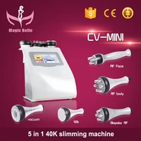 adjustable body slimming beauty equipment portable mini cavitation rf machine for home spa