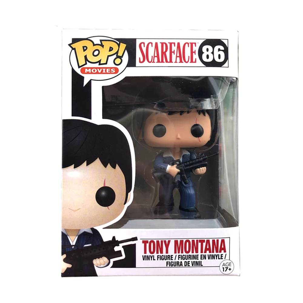 86 Funko поп Scarface Тони Монтана виниловые фигурки Коллекция Модель игрушки - Цвет: 86