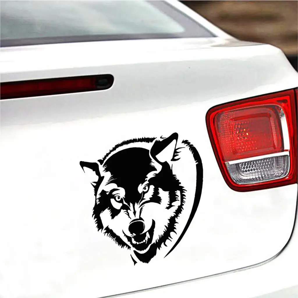

Creative Wolf Car Sticker Vinyl Car Sticker 3D Car Styling