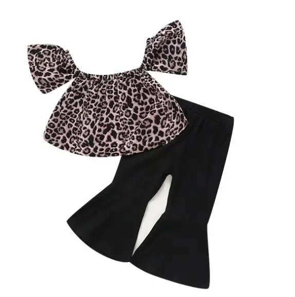 5 компл./лот комплекты одежды для маленьких девочек (рубашка + штаны) одежда с