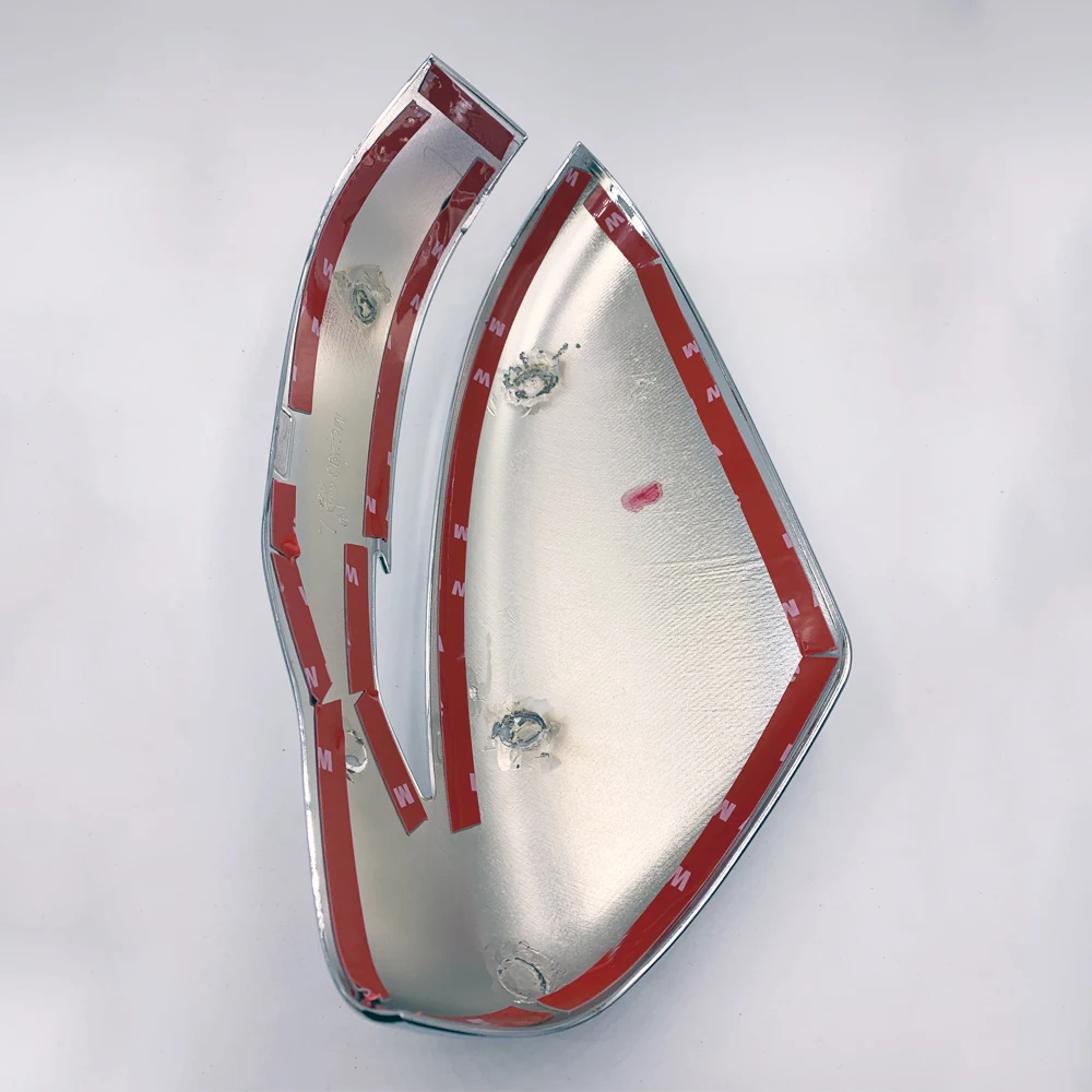 1 пара ABS Хромированная Автомобильная Боковая дверь крышка зеркала заднего вида