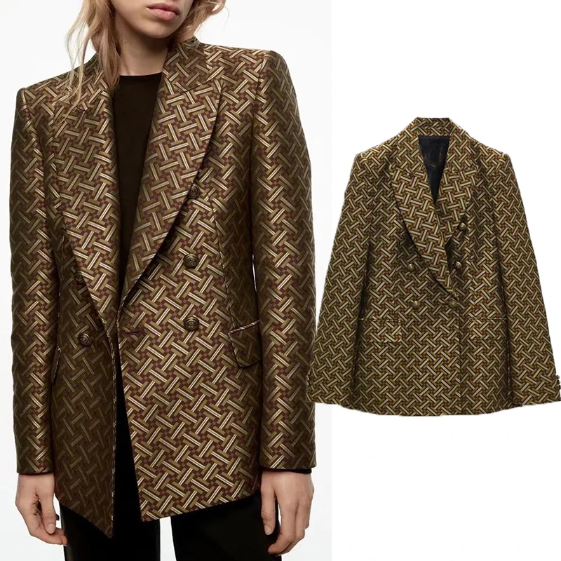 

Suit jacket 2022 New Fashion Slim Suit Collar Elegant office Women Blazer Formal Wear Casual Chic Street Young Women Blazer