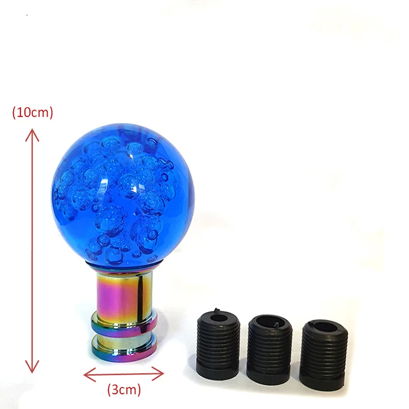 Universal Car Gear Shift Knob Colorful Crystal Bubble Stick Shifter Knobs for Manual Auto Styling | Автомобили и мотоциклы