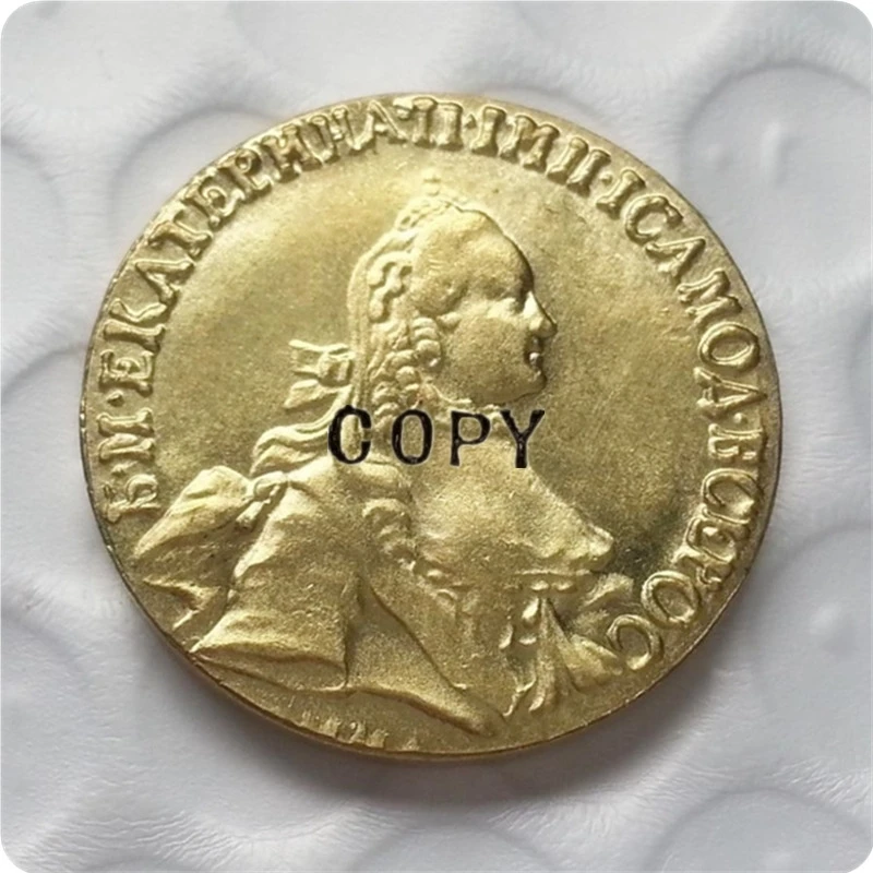 1763 1773 Россия 5 рублей золотые копии монет | Дом и сад