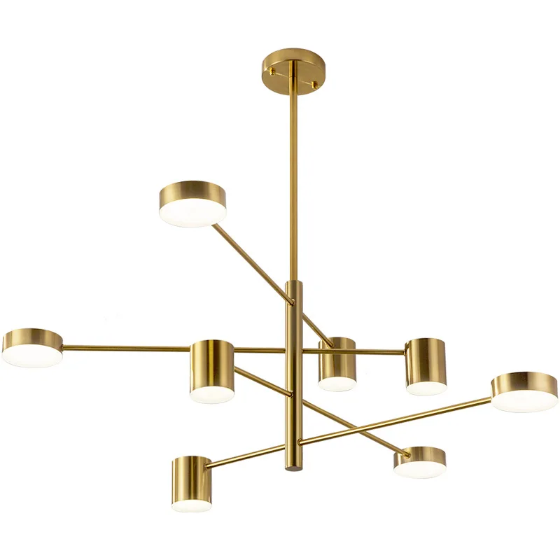 Nordic Modern Chandelier Lights Gold Black Chandeliers Art Decoration Hanging Lamp For Bar Dining Restaurant Light Fixture | Лампы и