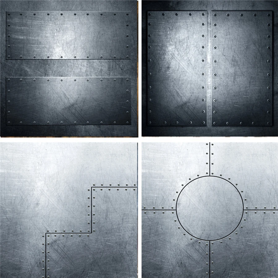 Реквизит для фотостудии Nitree металлическая текстура вышивка узор декорация В