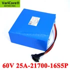 Аккумуляторы для электроскутера VariCore, 60 В, 25 Ач, 21700, 16s5p, 60 В, литиевая батарея электрического велосипеда, 1000 Вт, 2000 Вт