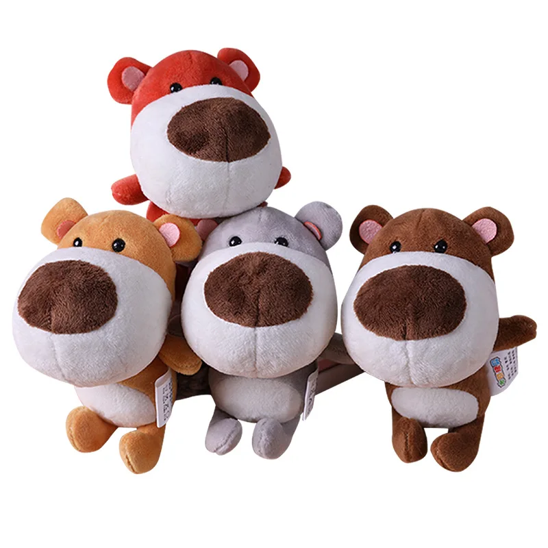 4 цвета милый плюшевый брелок в виде животного плюшевые игрушки мягкие куклы