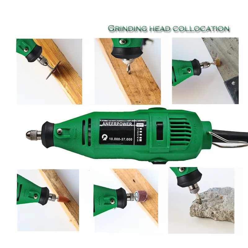 Гравер Dremel Мини дрель 180 Вт Мини DIY сверлильный станок гравировальная ручка шлифовальный мини электрический DIY дрель роторный инструмент полировка шлифовка