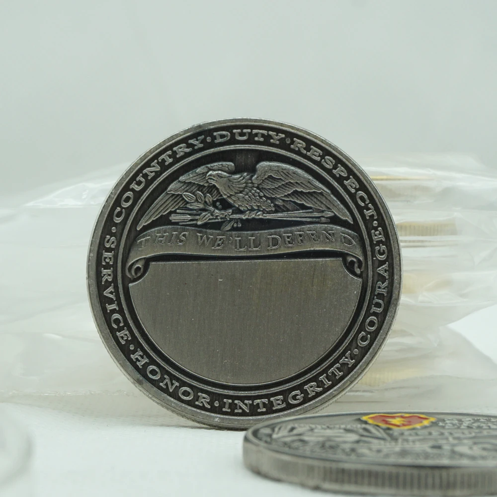 USA Military Tropic Lightning 25nd Infantry Division Challenge Souvenir Antique Silver Coin United States Army Collectible Gifts | Дом и сад