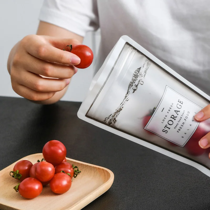 Портативные пищевые пакеты герметичные многоразовые контейнеры с