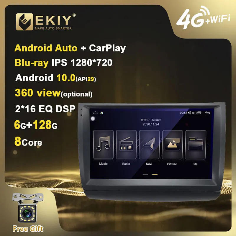 EKIY 6G 128G DSP For Toyota Prius 20 2003-2009 Android 10 Car Radio Multimedia Video Player Navigation GPS Stereos no 2 Din DVD