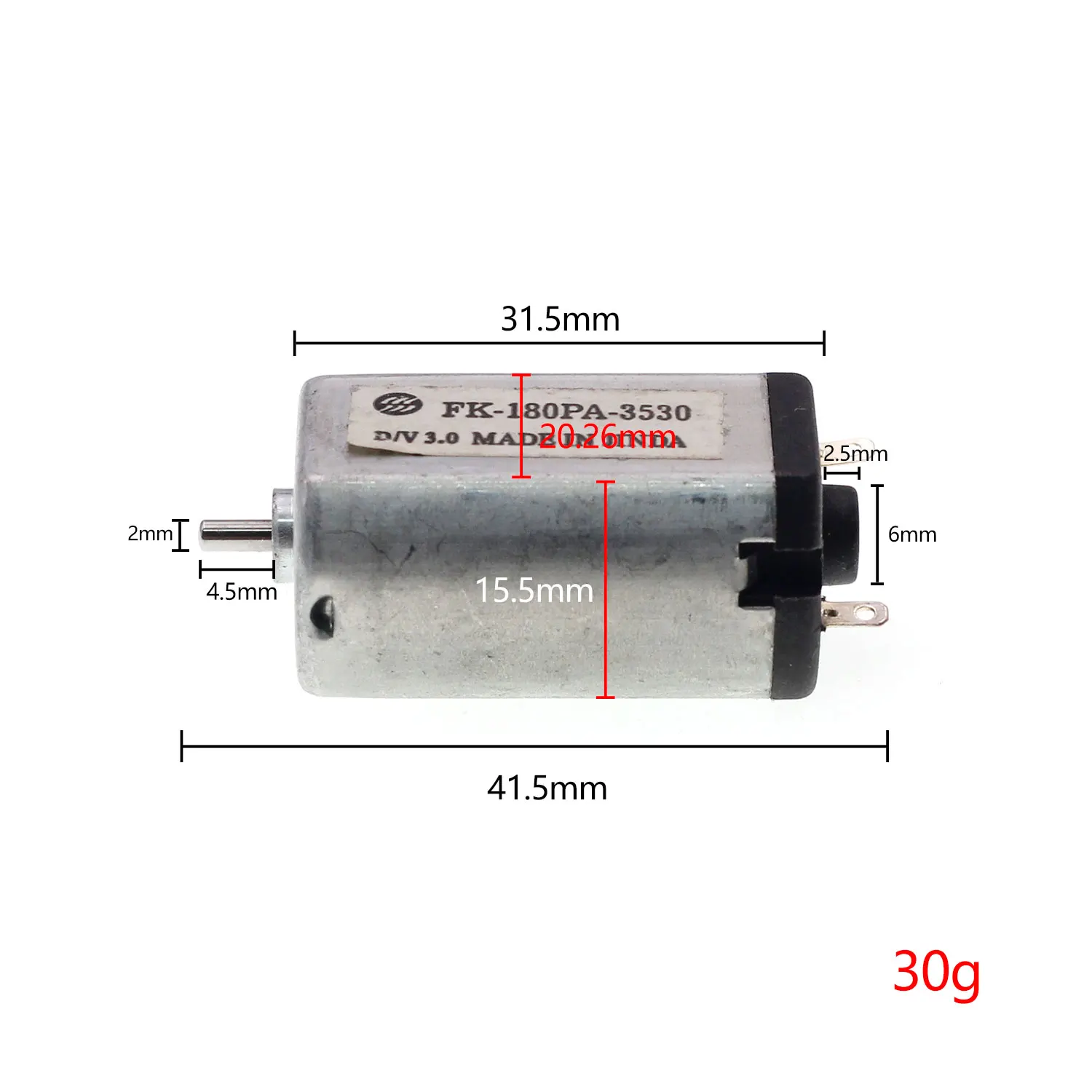 

AZGIANT 10pcs/lot Original for mabuchi FK-180PA-3530 DC Micromotor Shaver Scratch Knife Power Tools Precious Metal brush iron